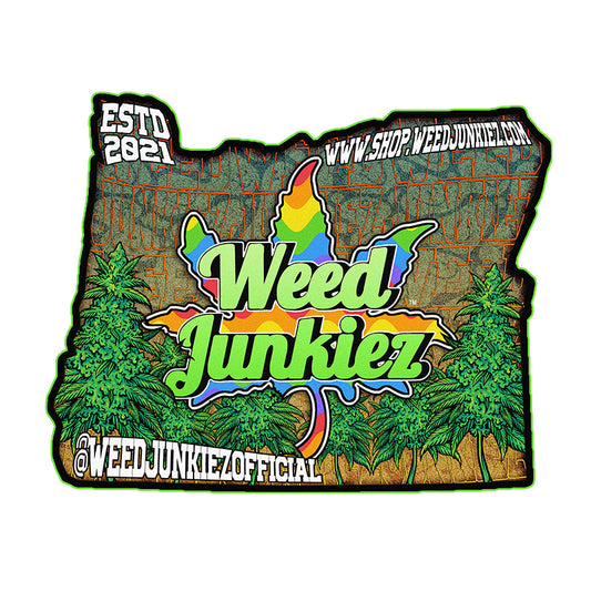 Oregon Weed Junkiez Sticker